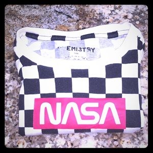 Checkered NASA Shirt Men.